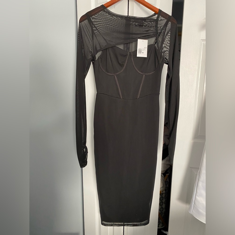 Midi Black Dress
